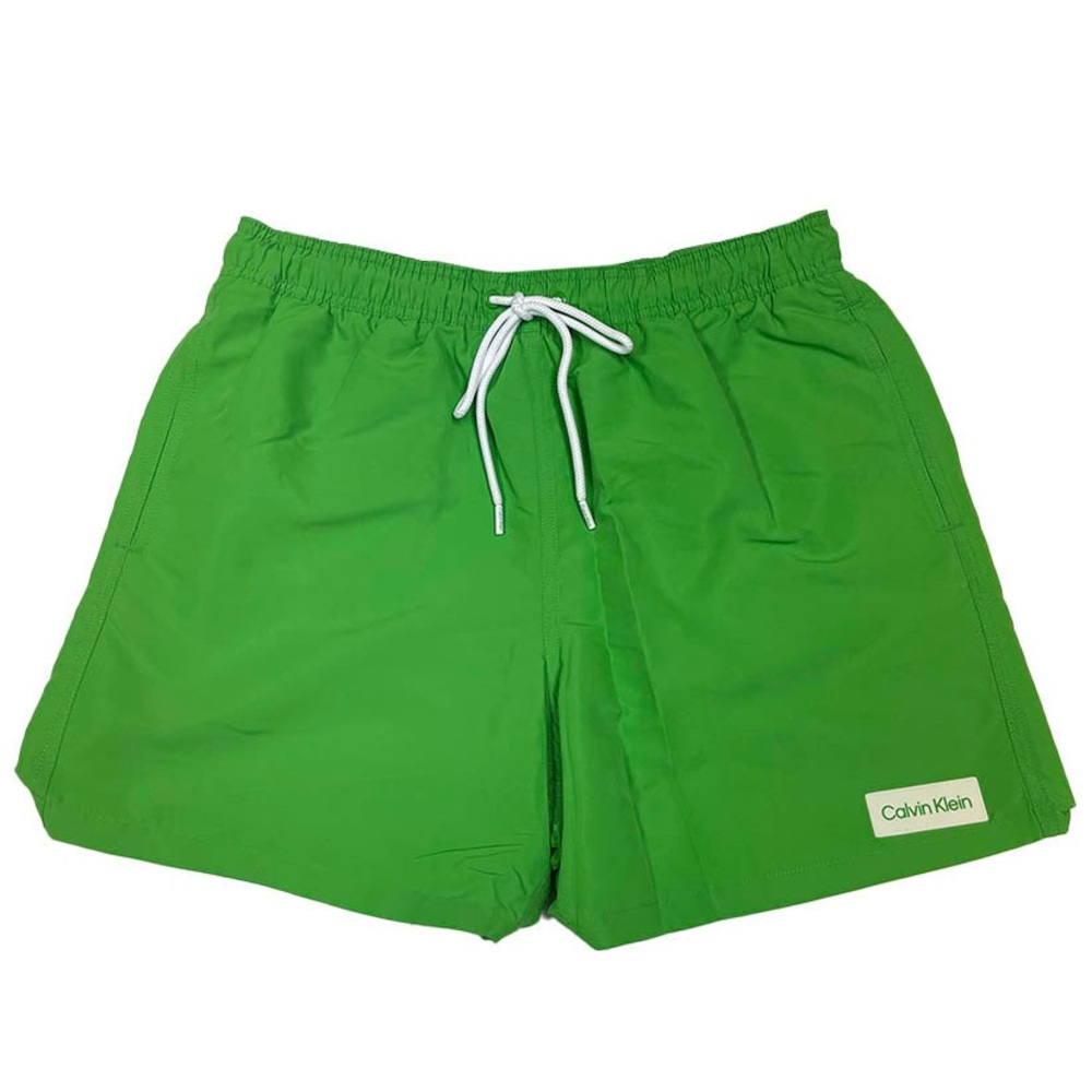 Calvin Klein Euro Volley Core Solid 5" Swim Trunks XL in Bright Green